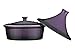 Premier Housewares OvenLove Stoneware 2-in-1 Tagine/ Casserole Dish, 26 Diameter x 22 cm Height, Purple