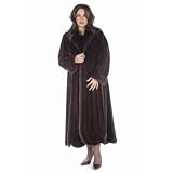 Mink Coat - Plus Size Swirl Panel by MadisonAveMall