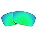 Revant Replacement Lenses for Oakley Fuel Cell sunglasses, UV Protection, Anti-Scratch and Impact Resistant, Polarized Emerald Green Mirrorshield
