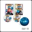 Turbo Jam Get on the Ball 2 DVD Set with Ball by Chalene Johnson - Includes Total Body Blast DVD, Kickin' Core DVD, and Turbo Ball