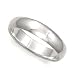 Sterling Silver Wedding Bands 6 mm - Size: 5-12