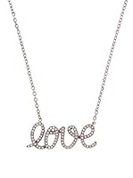 Silver One Gargantillas Love Zirconium