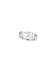 14K White Gold - 6mm Hand Woven Diamond Duo Band