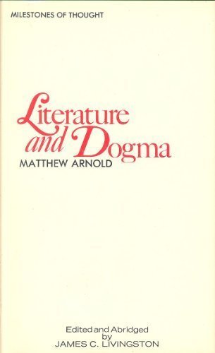 literature and dogma an essay towards a better apprehension of the bible  1970 facsimile of 1883 edition