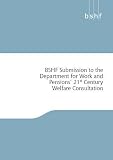 BSHF submission to the Department for Work and Pensions' 21st century welfare consultation