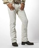 POLO RALPH LAUREN Mens Corduroys Boot Cut Hudson Jeans Chalk, Size 42X32