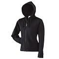 Lady-Fit Hooded Sweat Jacket / Fruit of the Loom Damen Kapuzen Jacke