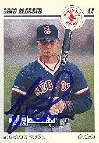 Greg Blosser, New Britain Red Sox - Red Sox Affiliate Autographed Card