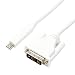 �ߥ襷 MCO Mini DisplayPort��DVI-D �Ѵ������֥� 2m �ۥ磻�� DPC-DV01/WH