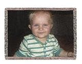 Custom Photo Baby Wrap From Your Favorite Photo - Baby Blanket - 37" x 52"