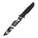 Smith and Wesson Ab 18 Jahren -Smith and Wesson Kampfmesser, Stahl 440 A, G-10-Schalen, Nylonscheide