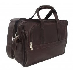 Buy Half-Moon Leather Computer Portfolio - Chocolate - by Piel Leather - 2100CHC (Chocolate) (12H... by Piel Leather, Inc