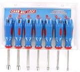Channellock Dual Composition 7 Piece Metric Nutdriver Set