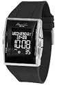 Kenneth Cole New York Men's Digi-Tech Digital Black Rubber  Watch #KC1583