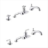 Grohe 19045EN0 Seabury Thermostatic Roman Tub Filler with Optional Handles