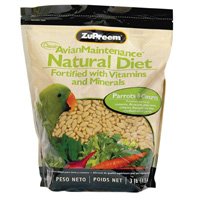 ZuPreem AvianMaintenance Natural Premium Bird Diet for Parrots and Conures by ZuPreem