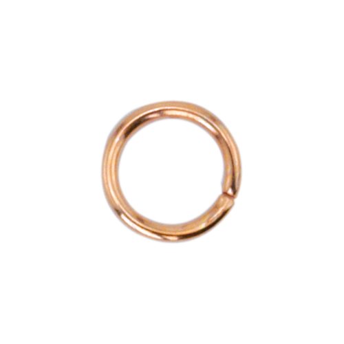 Beadalon Jump Ring 6mm Nickel Free Copper Plated, 40-Piece