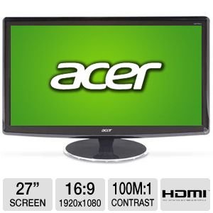 #!Cheap Acer H274HL BMID 27-Inch LED Widescreen LCD Display – Black