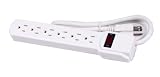 Multi-outlet & Power Strips: Maxxima MEP-6 6 Outlet Power Strip Surge Protector