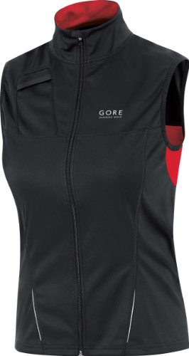 Gore Running Wear Damen Weste Soft Shell SUNLIGHT, black/red, 44 Preisvergleich