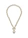 G by GUESS Women's Short Necklace with Rhinestone Heart Toggle