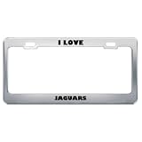I Love Jaguars Animals Metal License Plate Frame Tag Holder by Fastastic I Love Frames