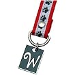 Dog Paw Print Letter W Pet Lover Charming KEYper Keychain