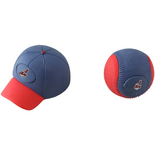 Cleveland Indians Separating Ball & Cap Erasers