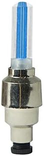 dsloger Bike Light/VALVE CAP LIGHT Fire Flys Tyre Wheel Valve Cap Blue LED Flash Light (3xAG10)