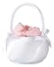 White Satin Flower Basket.