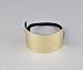 Gold metal cuff genie style ponytail holder stretch elastic pony tail cover