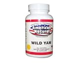 American Natural Wild Yam 500 mg 90 caps Digestive Aid Women's Health