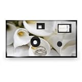 Buy 10 Pack Wedding Disposable Camera: Silver Wedding Rings on White Lilies 27 Expos...