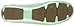 AK Anne Klein Sport Women's Builtin Nubuck Flat
