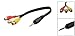 Uxcell a12070200ux0053 Connector Male to Female Adapter Audio Video Cable
