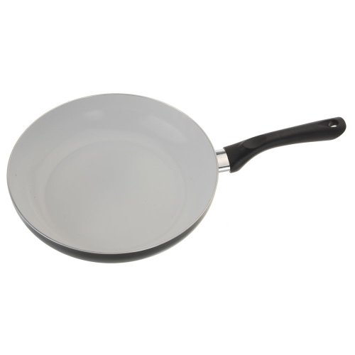 Best Deal NEW 28CM BLACK NON STICK CERAMIC FRYING PAN INDUCTION EGG KITCHEN COOKING 154294