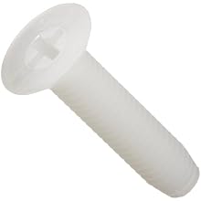 Nylon 6/6 Machine Screw, Flat Head, Phillips Drive (Metric)