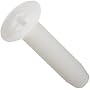 Nylon Machine Screw, Flat Head, Phillips Drive, M6-1, 35mm Length (Pack of 100)