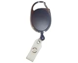 Produkt-Bild: Ausweis Jojo Oval mit Schlaufenclip in schwarz