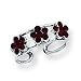 Sterling Silver Swarovski Crystal Floral Toe Ring