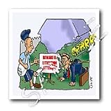 Beware Of Litigation Attorney - 6x6 Iron On Heat Transfer For White Material