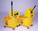WaveBrake Side Pressure Mop Bucket/Wringer Combination, 35 Quart, Brown RUB758088BN