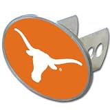 College Hitch Cover Texas Longhorns Made Of Durable Zinc&Fits Class II&Class III Hitch Covers