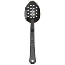 Carlisle 441603 Black 11-Inch Perforated High Heat Serving Spoon (Case of 12)