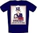 Palin I want your Democracy in "Patriotic" attire shirt $16.00 Price reduced!! A typically "patriotic" pose by Ms. Palin in her Sunday best hat revealing her theocratic desire. This image clearly shows the Tea bag dangling from a cross-branded hat. Her obligatory lapel flag has flipped into a distress sign. The text at the bottom rightly proclaims that a vote for Sarah Palin is a vote for Theocracy (rule by pious religious bigots). For some strange reason the maker of this item used American Apparel brand shirts that are "made in downtown LA", when Sarah would much prefer a cheap Chinese slave labor version. But they did select a nice patriotic shade of blue for the shirt. picture