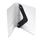 ACCO BRANDS / D-ring extended cover vinyl view binder, 1 capacity, white / WLJ80271 / Sold as 1 Each / Mfr Part # 80271 \*/ D-ring extended cover vinyl view binder, 1 capacity, white