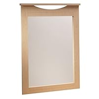 South Shore Step One Collection Mirror, Natural Maple