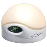 BioBrite Sunrise Clock Advanced Model with White Noise, Pearl