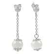 Sterling Silver Freshwater Pearl Dangling Earrings