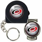 NHL Carolina Hurricanes 6' Tape Measure, Key Chain & Money Clip Set